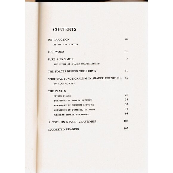 Religion in Wood: A Book of Shaker Furniture (1973, 4th Printing) HC/DJ - Picture 4 of 7